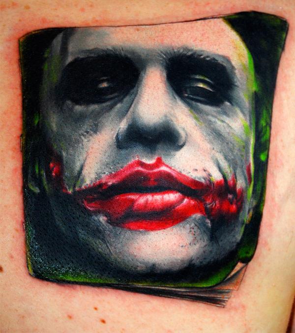 Adam Westera Batman tattoo by Mike Kolling of Twilight Tattoo in 